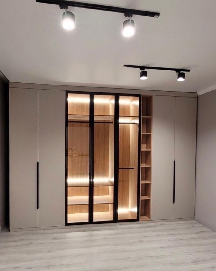 افق دولاب خشب كبير - قوة الطبيعة في تصميم عصري